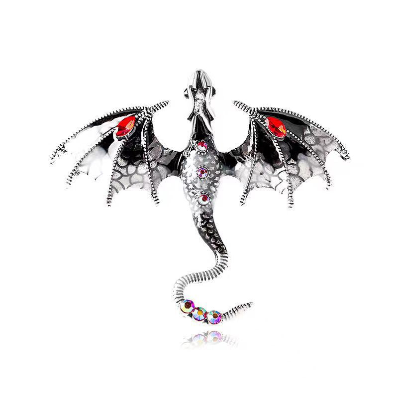 Retro Cartoon Dragon Shape Brooch
