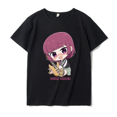 Bocchi Anime Cos Short Sleeve T-Shirt