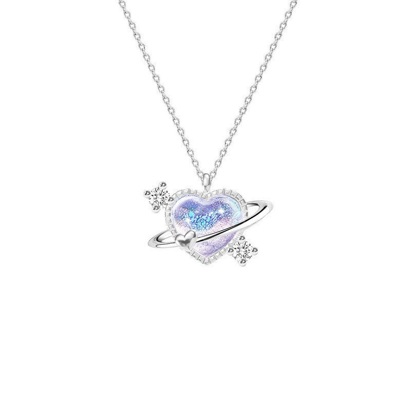 Star and Moon Pendant Necklace