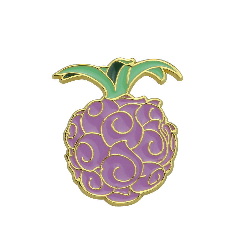 Lovely Devil Fruit Badge Brooch