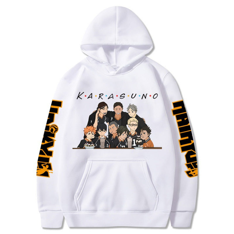 Unisex Karasuno Anime Printed Casual Hoodie