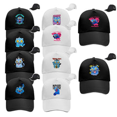 Derpy Tiger Printed Breathable Mesh Cap