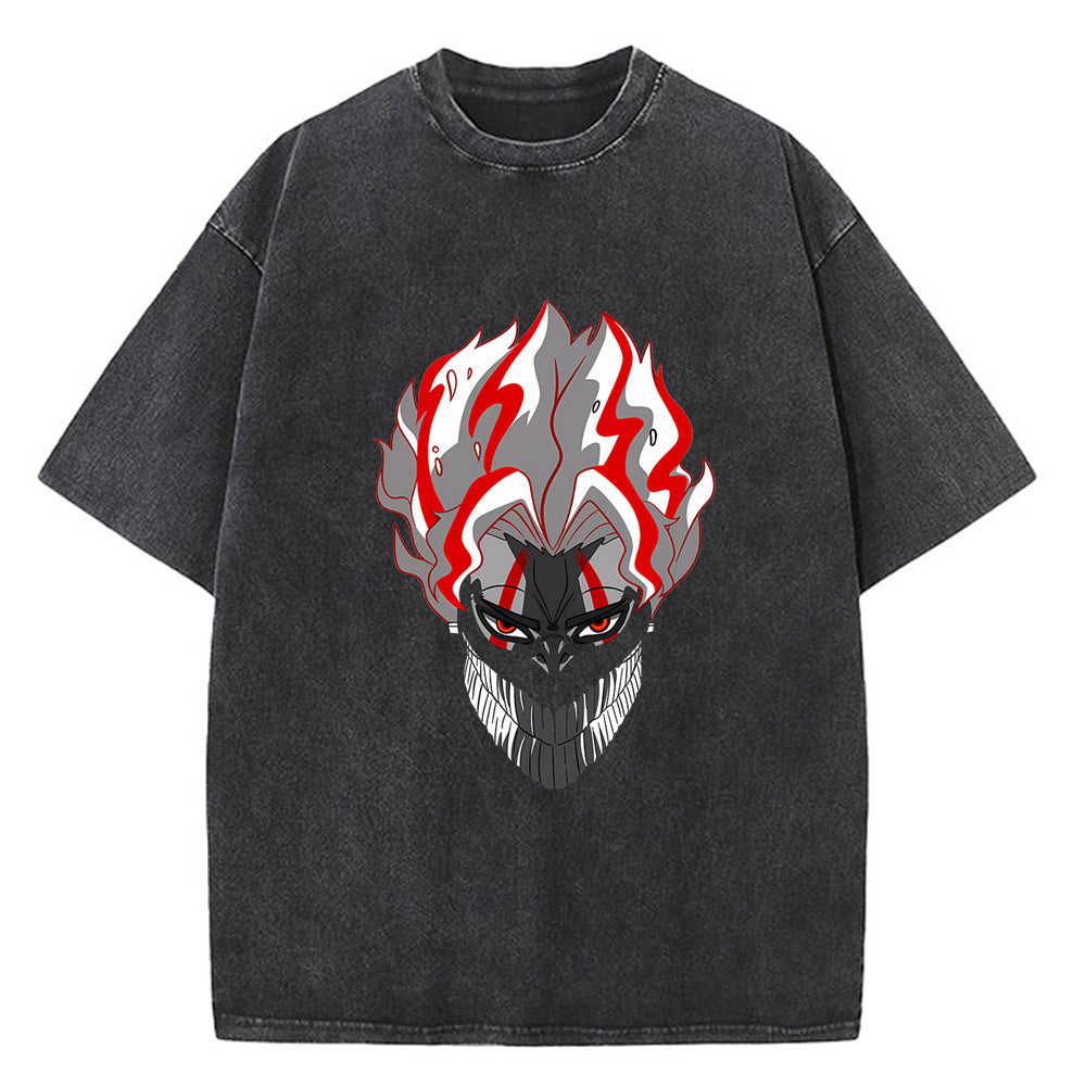 Vintage Men's Anime Dandadan Loose T-shirt