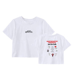 KPOP SEE YOU HERE Graphic Short-sleeved T-shirt