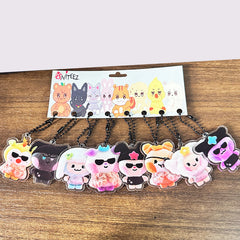 MIGHTEEZ "ROCK THE STAGE" Acrylic Keychain Set