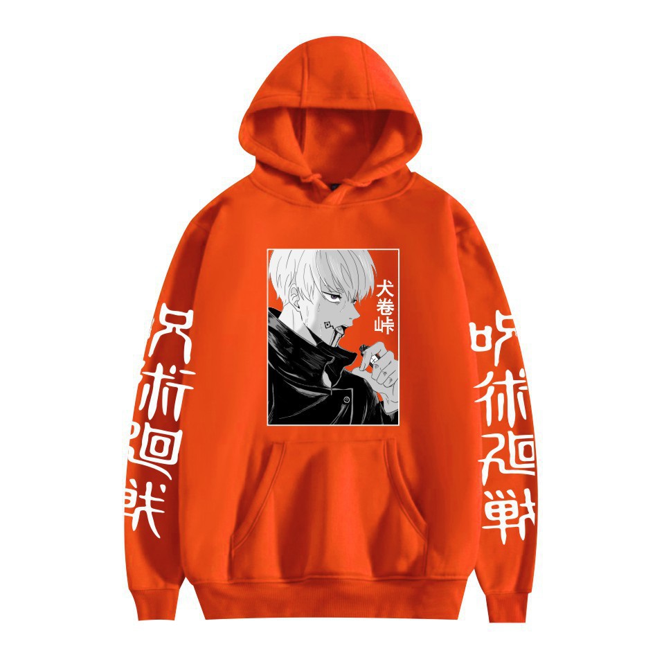 Unisex Anime Graphic Printed Pullover Hoodie