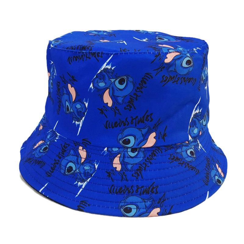 Casual Anime Printed Bucket Hat