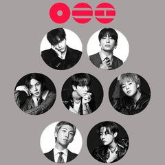 BTS Tinplate Badge Set