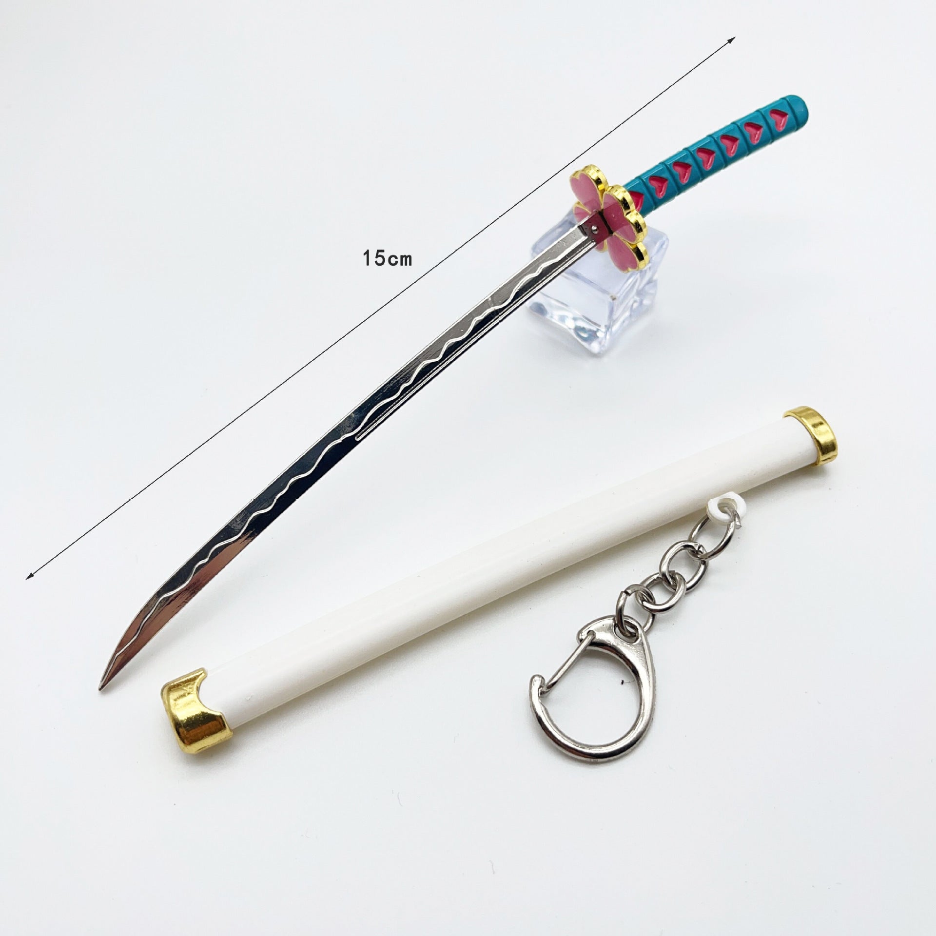 Trendy Anime Weapon Model Keychain