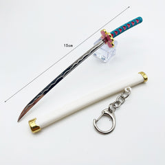 Trendy Anime Weapon Model Keychain