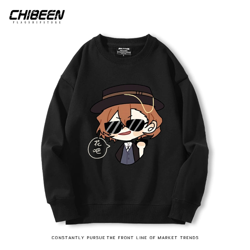 Dazai Anime Crew Neck Sweatshirt Top