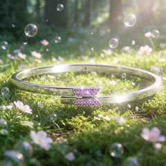 BANGTAN Purple Diamond Open Bracelet