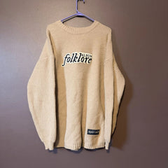 Taylor Folklore Oversized Crew Neck Sweater