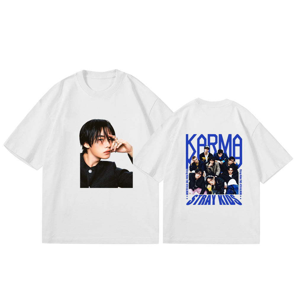 Unisex Kpop Album Cotton T-Shirt Top