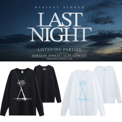 KPOP Album LAST NIGHT Long Sleeve Loose T-Shirt
