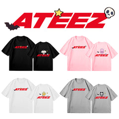 KPOP Character Double Sided Print T-Shirt