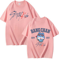 KPOP Graphic Print Summer Short-sleeved T-shirt
