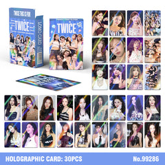 30PCS TWICE THIS IS FOR Tour Holographic Photocards