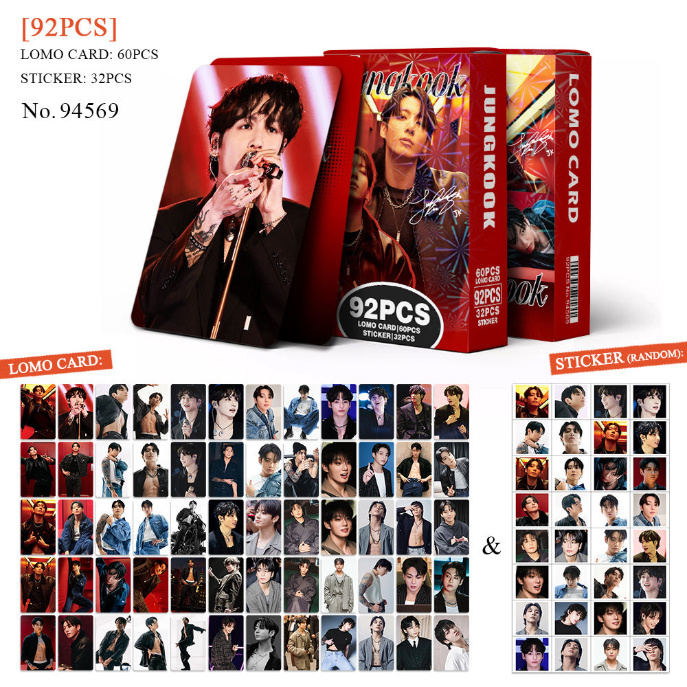 92pcs JUNGKOOK Photocards Collection