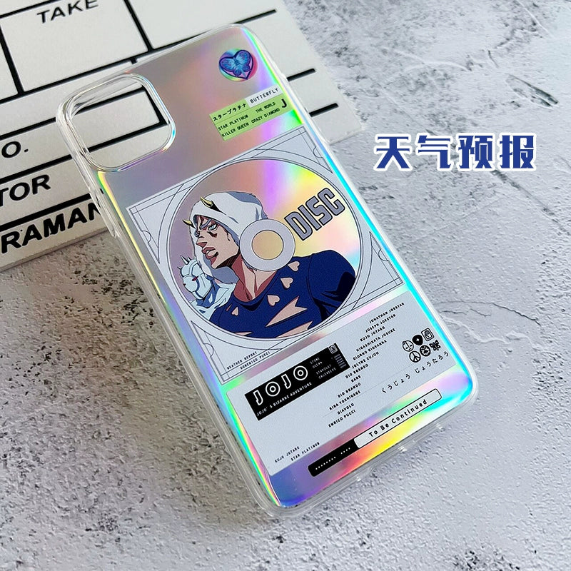 Jojo Anime Laser Phone Case