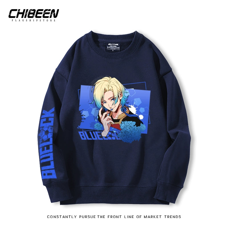 Cute Anime Graphic Crew Neck Sweatshirt