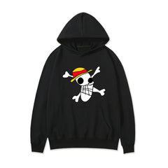 Trendy Anime Graphic Pullover Hoodie Top