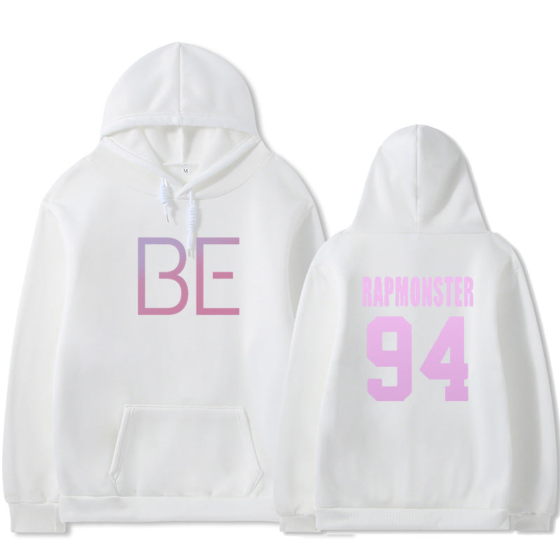 Unisex Kpop BE Printed Loose Hoodie