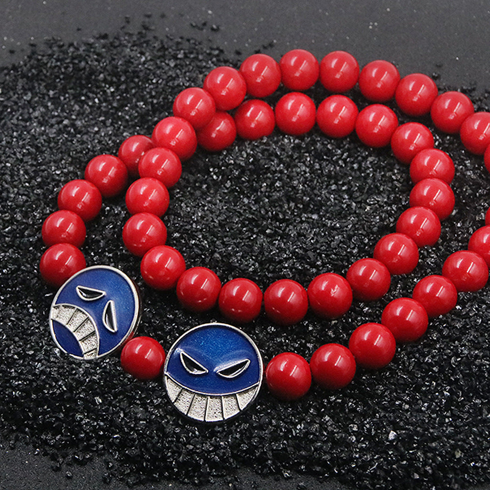 Trendy Luffy Rotatable Necklace