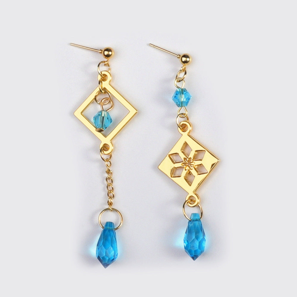 Trendy Seven Elements Game Earrings