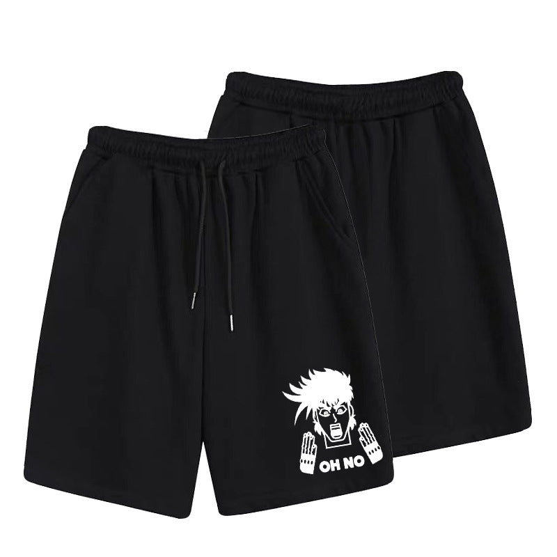 Casual JOJO Anime Men's Summer Sports Shorts