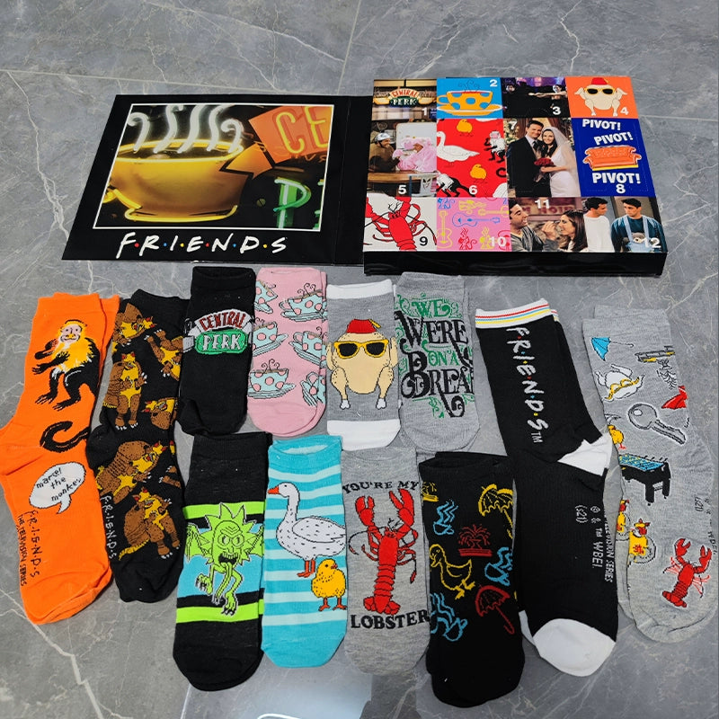 Friends Packaging Socks 12 Pairs