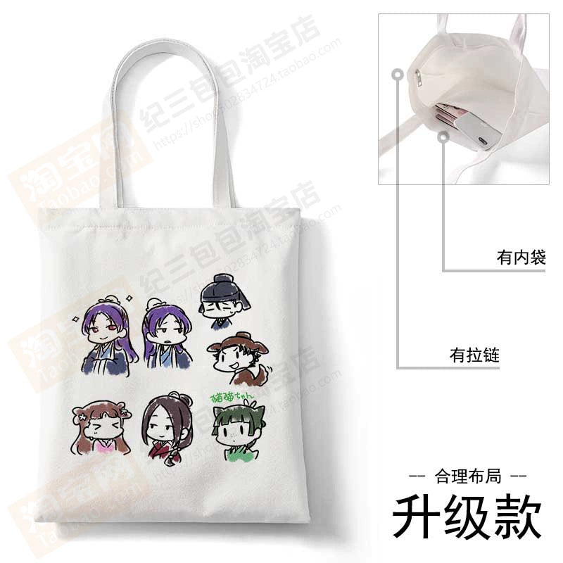 Anime Canvas Tote Bag