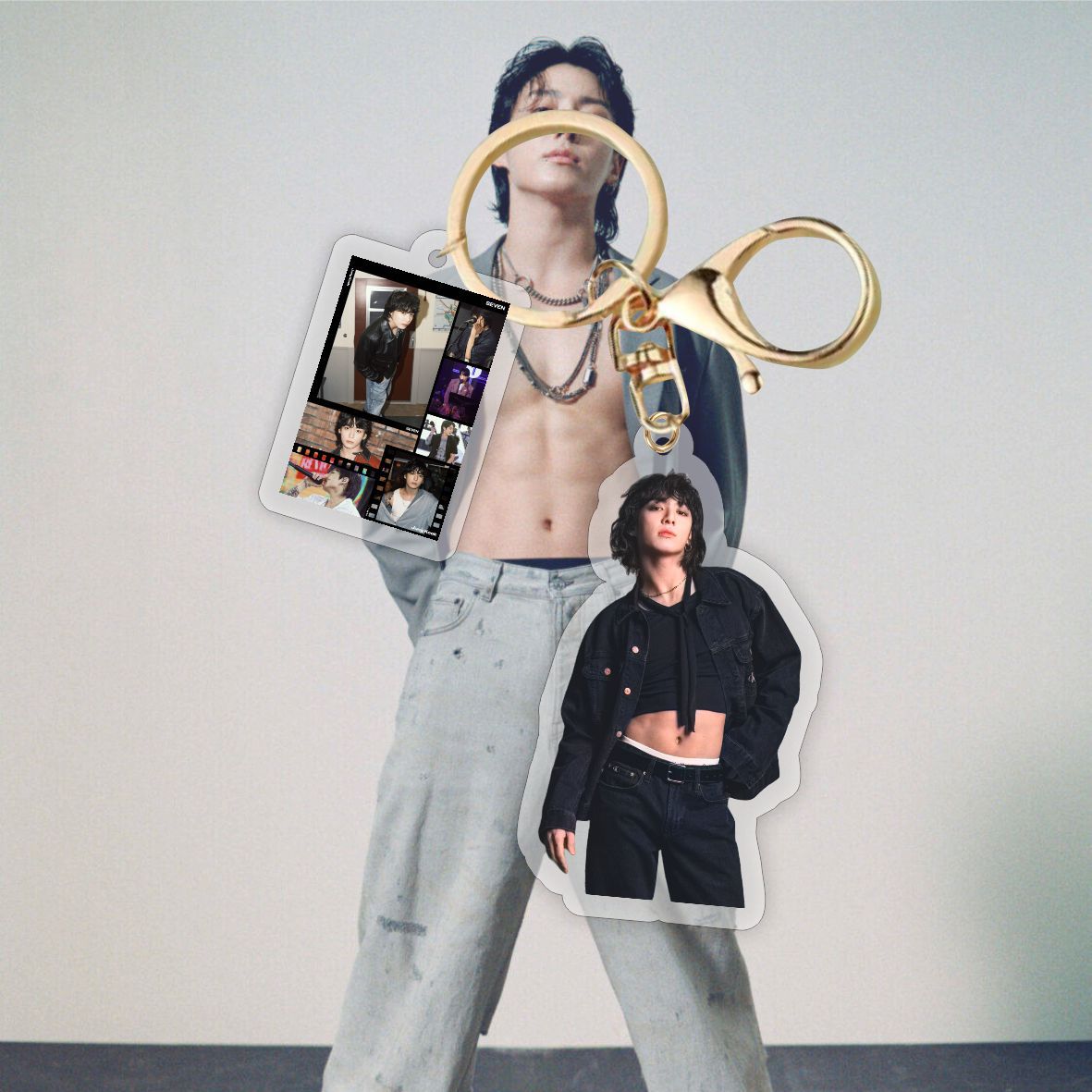 Jung Kook Album Keychain Pendant