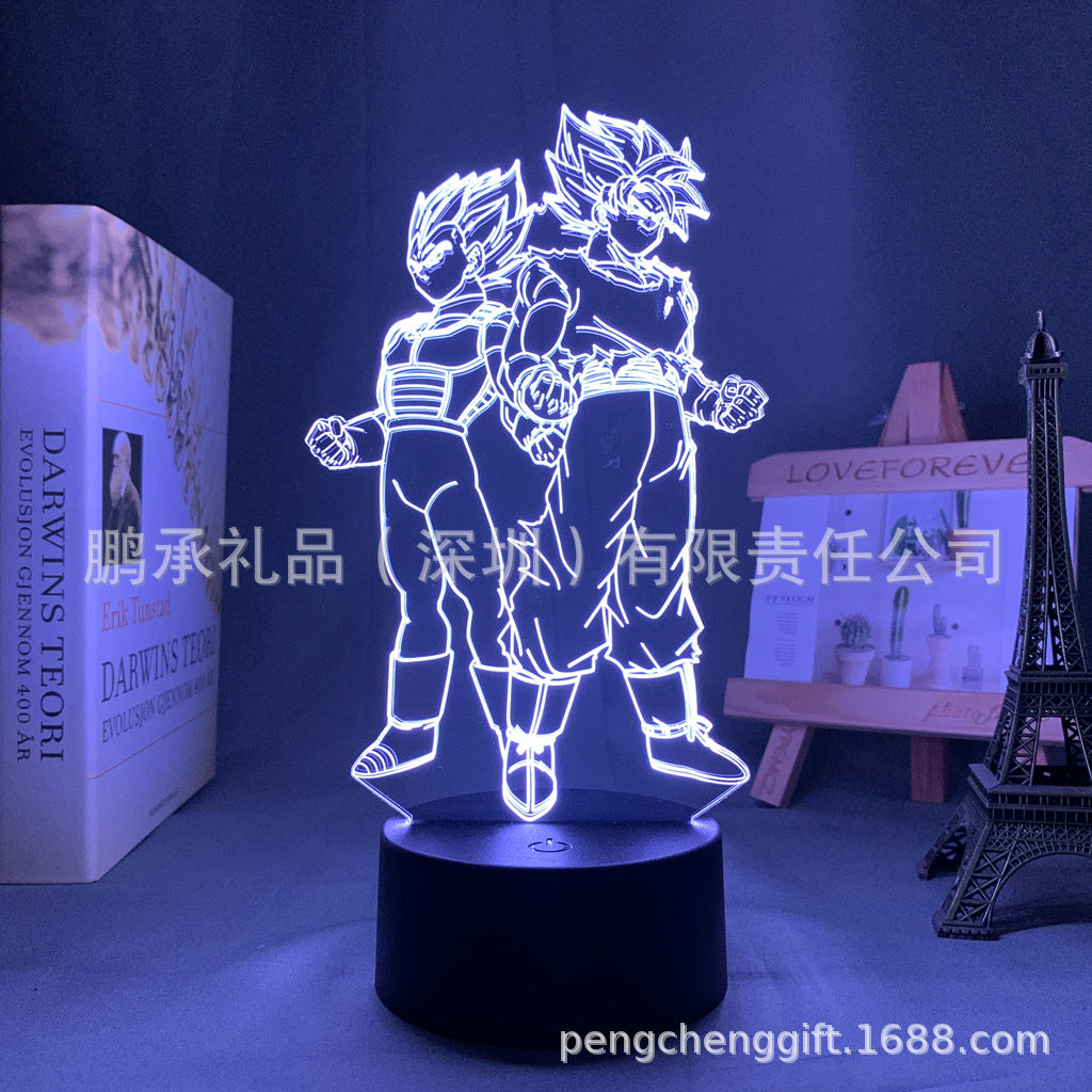 Goku Vegeta LED Night Light