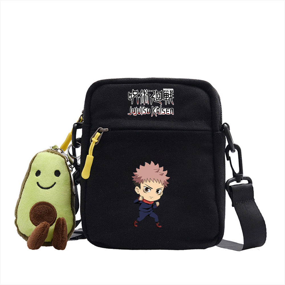 Casual Cartoon Anime Canvas Shoulder Bag