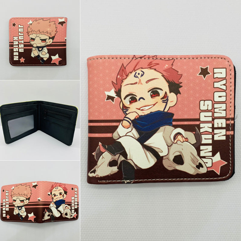 Anime PU Leather Change Bag Wallet