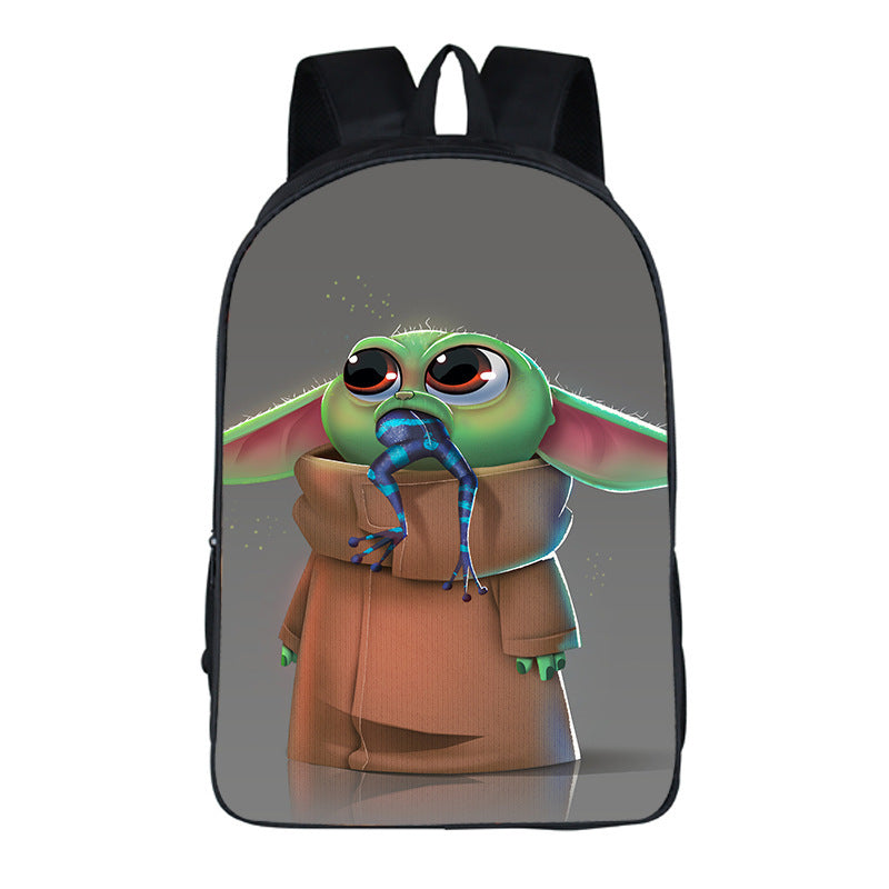 Children's Baby Yoda Printed Backpack