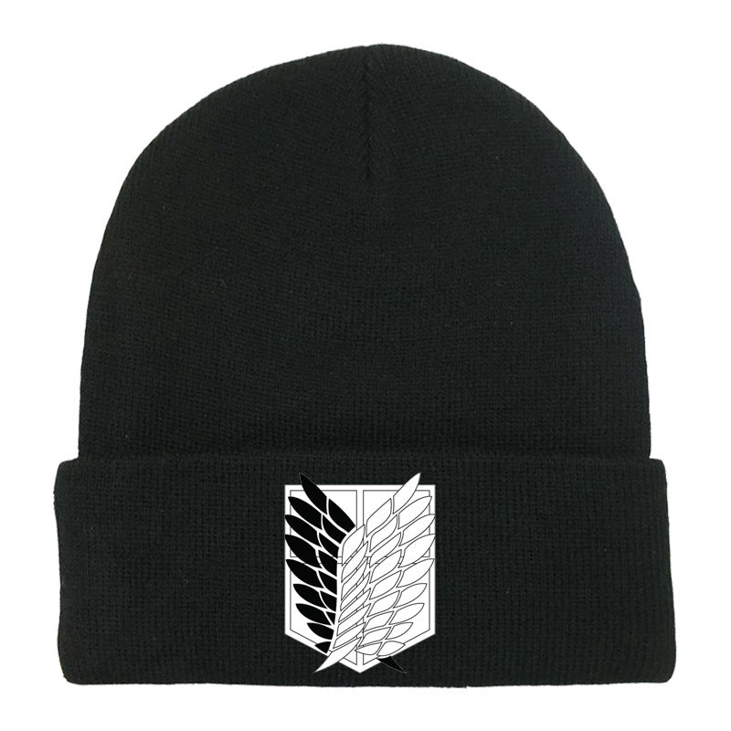 Winter Anime Printed Knitted Hat