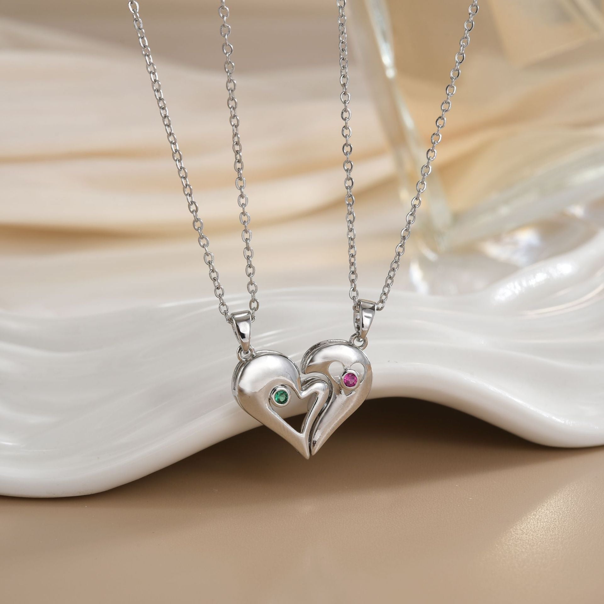 Versatile Magnetic Sun Moon Couple Necklace
