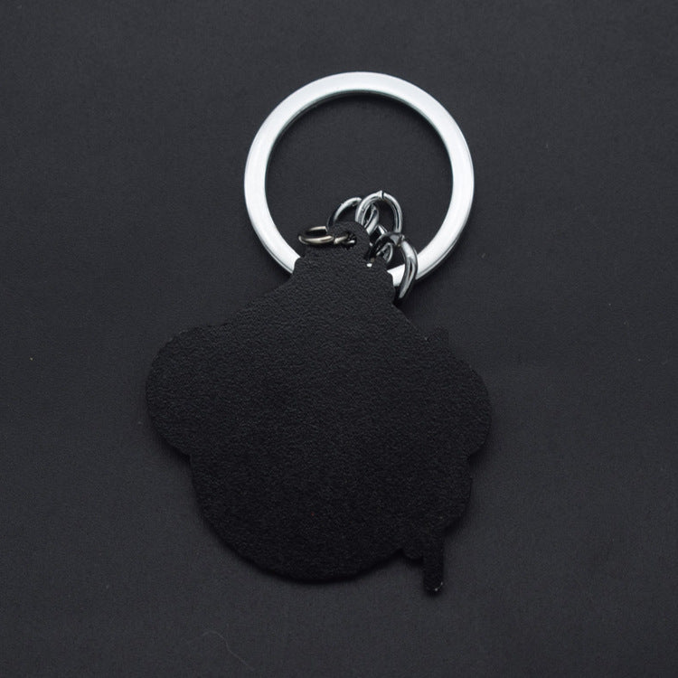 Trendy Gojo Anime Metal Keychain Necklace