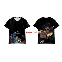 Unisex Anime Digital Short-sleeved T-shirt