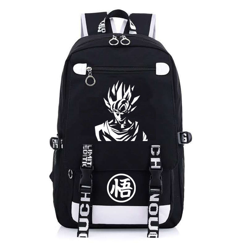 Goku Anime Pattern Large-capacity Backpack