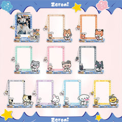 KPOP Cartoon PhotoCard Frame Standing Ornament