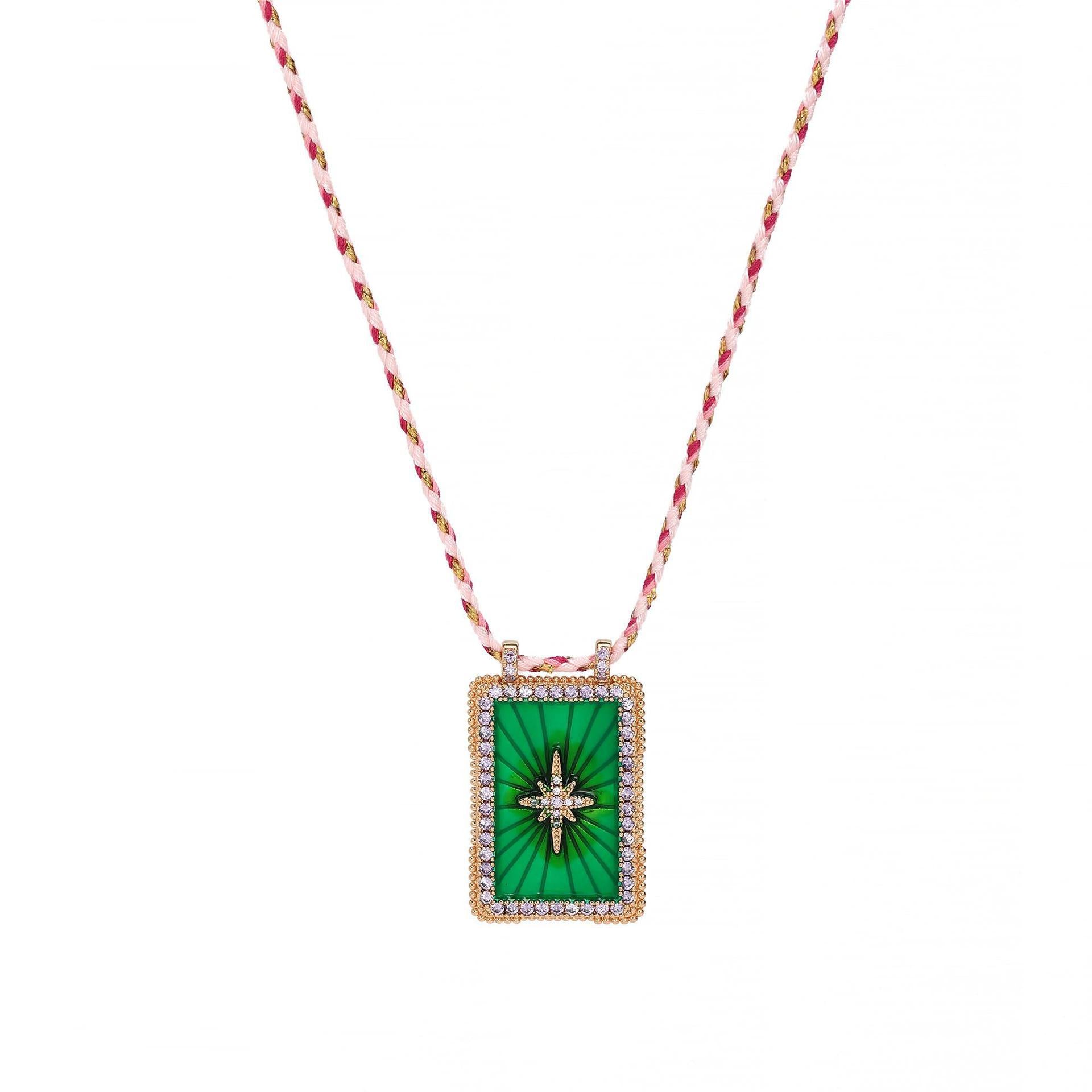 Bohemian Style Tarot Card Necklace