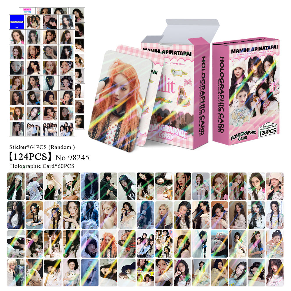 60PCS MAMIHLAPINATAPAI Flash Photocard Sticker