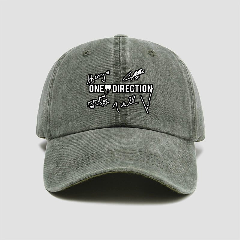 Group 1D Signature Baseball Cap