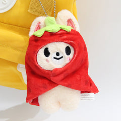 SKZ Strawberry Cloak Plush Doll Pendant