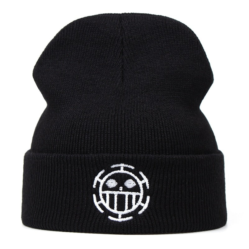 Trendy Anime Logo Embroidery Beanie