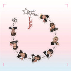 SKZ Anniversary Acrylic Pendant String Keychain