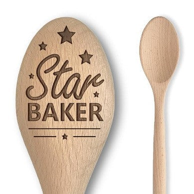 Stir You Must Laser Engraved Wooden Spoon